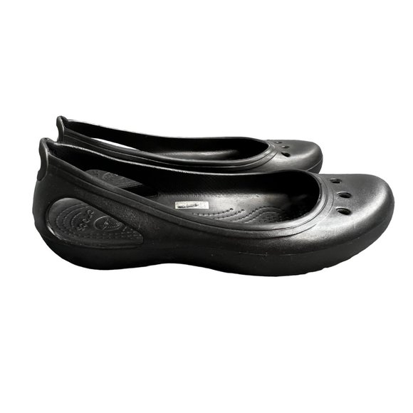 Crocs Kadee Flats Slip on Shoes size 8 Women Heel Cutouts Breathable Comfort - Picture 1 of 8